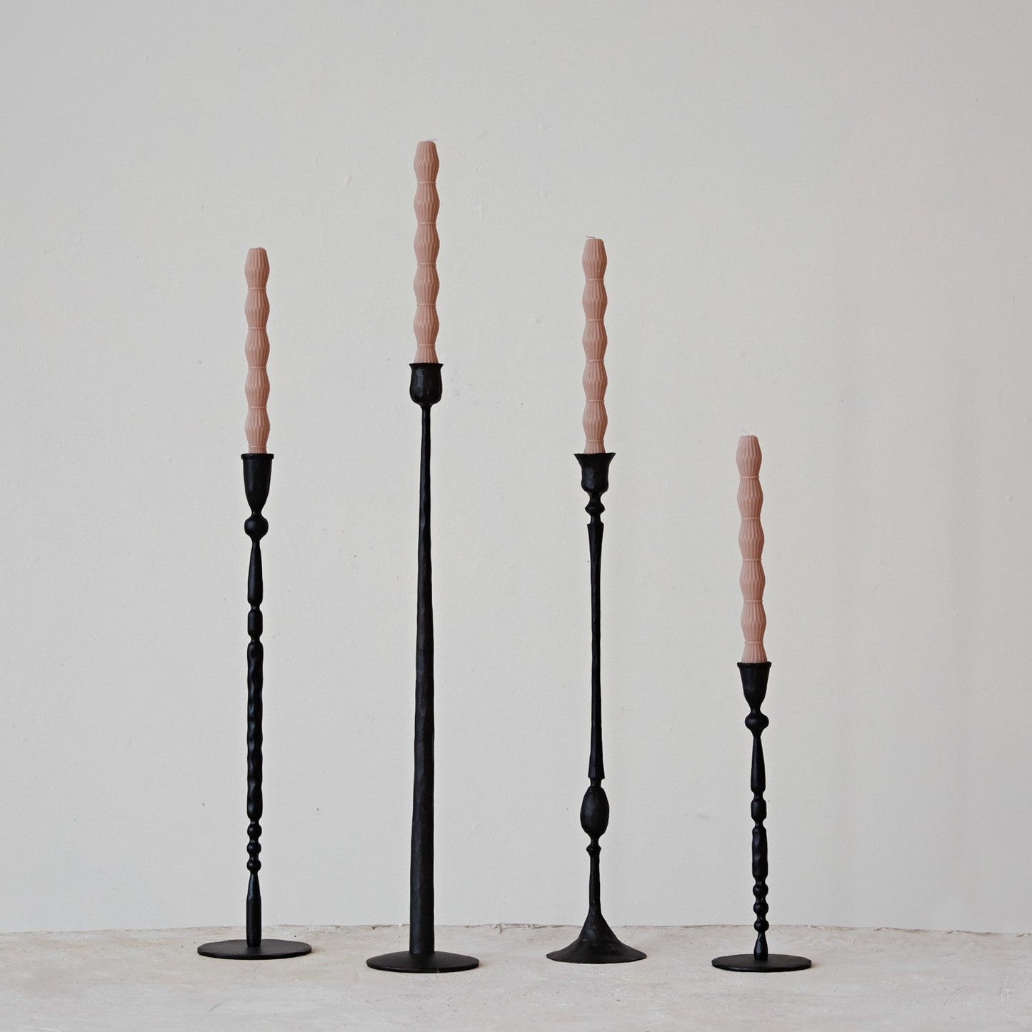 Black Iron Taper Holder