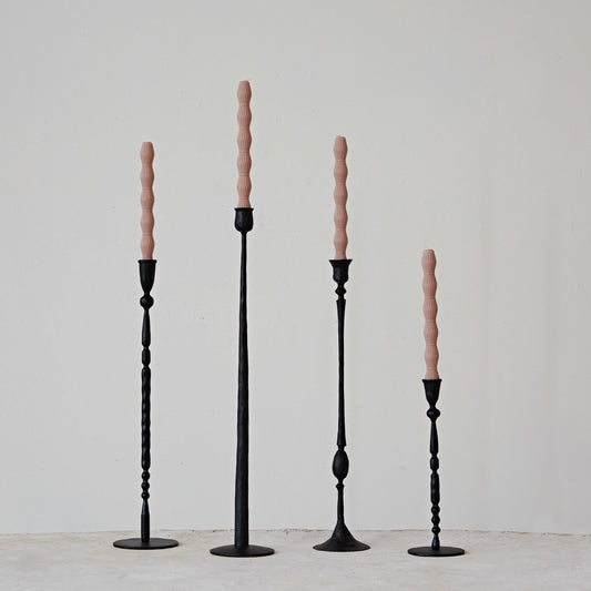 Black Iron Taper Holder